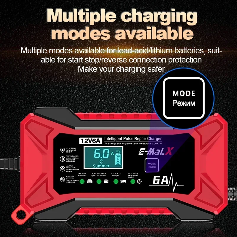 Agm Deep Cycle Battery - New 12V 6A LiFePO4 14.6V Smart