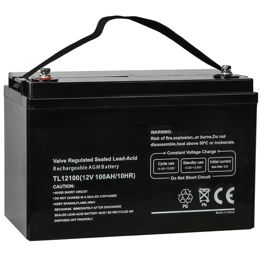 Deep Cycle AGM 12 Volt 100Ah B - Agm Deep Cycle Battery recension och pris