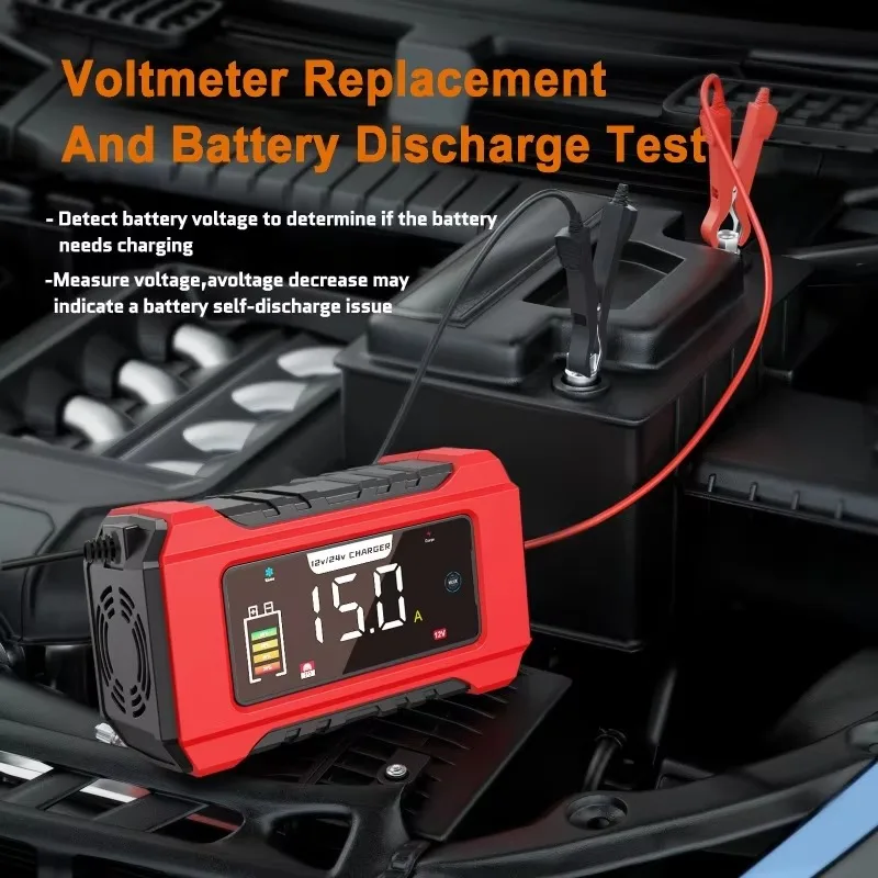 12V 15A 24V 8A Car Motorcycle  - Agm Deep Cycle Battery recension och pris