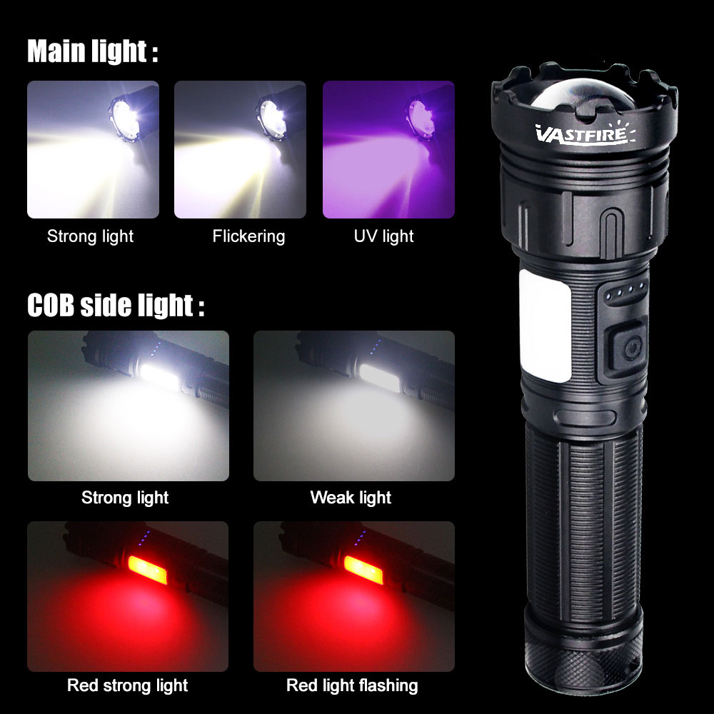 Type-c LED/UV Powerful  Flashl - Agm Deep Cycle Battery recension och pris